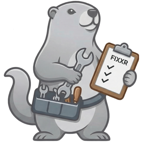 Maxx the Marmot — FIXXR's craftsman, sentry, and curator